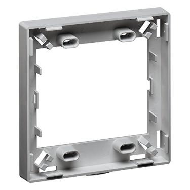 Imagem de Leviton 41290-DRG anel espaçador de fibra/armazenamento/espaçador duplo, cinza, marfim