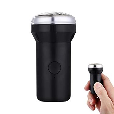 Imagem de Barbeador masculino de viagem mini barbeador elétrico para homem barbeador de barba recarregável barbeador tamanho de bolso ultraleve