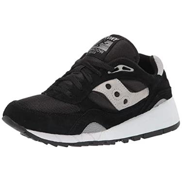 Imagem de Saucony Unisex Shadow 6000 Sneakers, Black/Silver, 3.5 US Men
