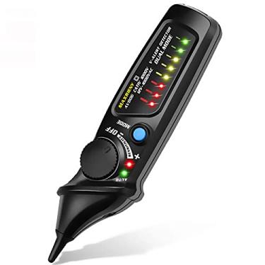 Imagem de Qudai AVD06 Detector de tensão CA de modo duplo 12V / 48V ～ 1000V Testador de circuito Caneta de teste de tensão CA sem contato com função de lanterna NP