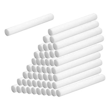 Imagem de JISADER 50 peças cotonete de filtro umidificador, refil cotonete de substituição mechas absorvente para peças de reposição de acessórios de mini umidificador, 10CM