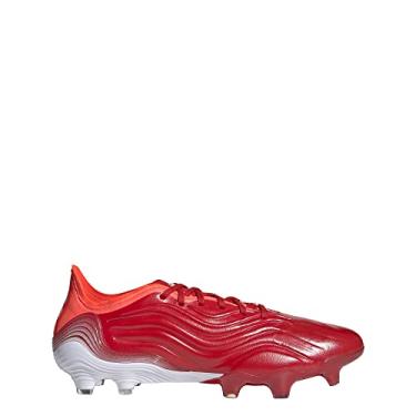 Imagem de adidas Men's Copa Sense.1 Firm Ground Soccer Cleats, 7.0 M, Red/Footwear White/Solar Red
