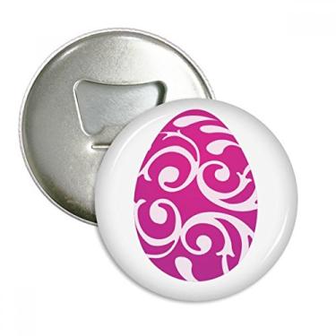 Imagem de Festival da religião de páscoa design de ovo roxo abridor de garrafas ímã de geladeira emblema multifuncional