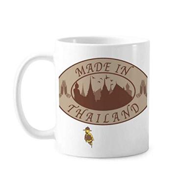 Imagem de Tailândia Feito na Tailândia Prosperous Village Caneca Cerâmica Café Porcelana Utensílios de Mesa