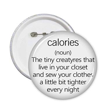 Imagem de Broche de Citação de Perda de Peso Preto Inglês Emblema Decoração Acessório 5 peças