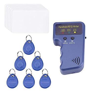 Imagem de LUGU Handheld 125KHz ID Ca Copiado G vado Duplicado Prog mado Leito Código g vável EM4305 ID Keyfobs Tags Ca Key Ca s