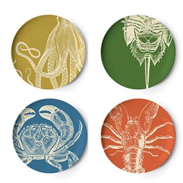 Imagem de Thomas Paul Melamine Prato de jantar Sealife S/4, multi