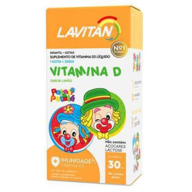 Imagem de Lavitan Patati Patatá Infantil Vitamina D Sabor Limão 30ml - Cimed