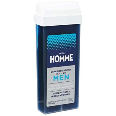 Imagem de Cera Depilatória Refil Roll-On Masculina Depil Homme 100 g