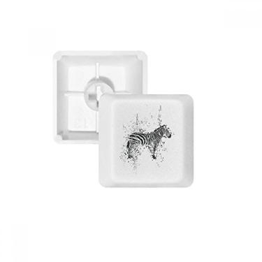 Imagem de DIYthinker Mexican Pinto Simple Black and White Teclado Mecânico PBT Gaming Upgrade Kit