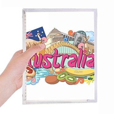 Imagem de Caderno de grafite Kangaroo Harbour Bridge Austrália Folhas soltas Diário Recarregável Diário Papelaria