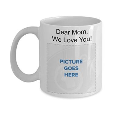 Imagem de Presente personalizado do Dia das Mães - Caneca de café para a mamãe - Presentes sentimentais felizes (425 g)