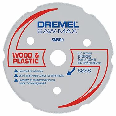 Imagem de Dremel SM500 Roda de carboneto de madeira e plástico de 7 polegadas, cinza