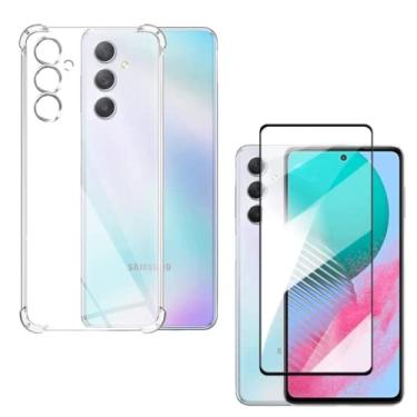 Imagem de Capa Capinha Anti Impacto + Película Premium 9D Cerâmica Compatível Com Samsung Galaxy M54 5G - (Hard Glass Store)