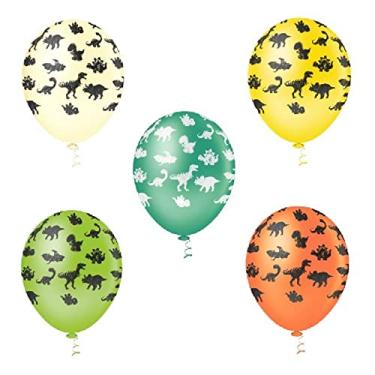 Imagem de Balao Decorado N10 Dinos Sortido 25un Pic Pic
