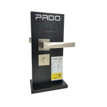 Imagem de Fechadura Porta Banheiro Wc Pado Ascot Escovada Acetinada