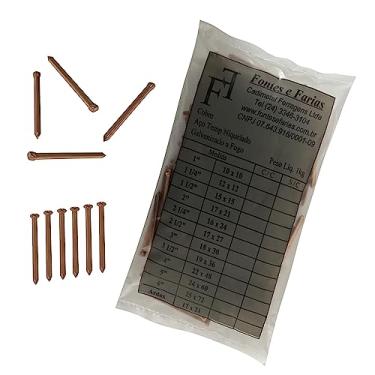 Imagem de 1kg Prego Cobre Quadrado (17x27 C/C - 6cm)