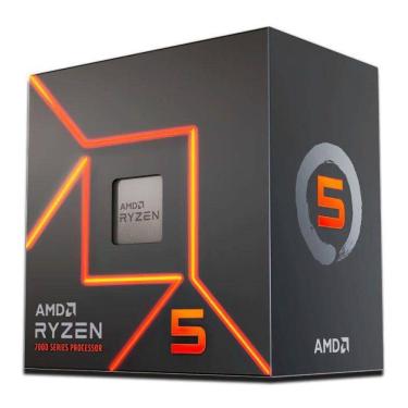 Imagem de Processador Amd Ryzen 5 7600 5.1Ghz 38Mb Am5 100-100001015Cbx