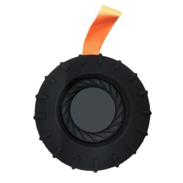 Imagem de Caixa de Som À prova D'água Para Bicicleta Moto Alto Falante Sem Fio Portátil Caixa Bluetooth Wireless Led RGB Resistente Potente 5w Com Cancelamento de Ruído E Com Graves Recarregável (black)