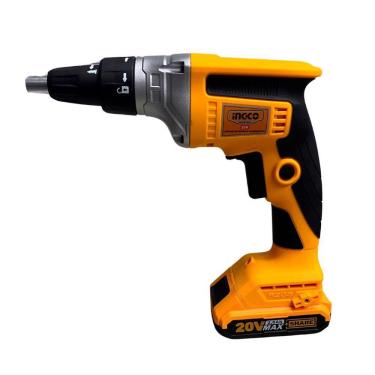 Imagem de Parafusadeira Para Drywall Ingco 1/4” À Bateria Íon-Lítio 20V