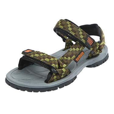 Imagem de Northside Sandália Seaview para meninos, verde-oliva/laranja, 5 M EUA infantil, Oliva/Laranja, 18