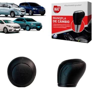 Imagem de Manopla Bola de Câmbio Onix - Encaixe Sob Pressão - Preta