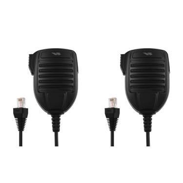Imagem de Pacote com 2 microfones de alto-falante portátil MH-67A8J, compatível com rádio Yaesu/Vertex VX2500 VX2508 VX2208 VX2108, microfone de ombro remoto de 8 pinos