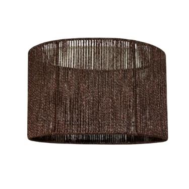 Imagem de Tolomelli - Cúpula de Sisal Cilindrica Rústica - Marrom - 40cm x 25cm