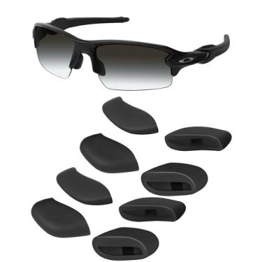 Imagem de Protetor nasal de reposição Mryok para óculos de sol Oakley Commit AV – Opt, Black & Black, One Size
