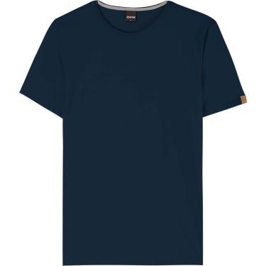 Imagem de Camiseta Enfim Masculina Slim Básica Azul Marinho  M-Masculino