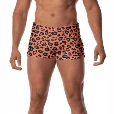 Imagem de Sunga Masculina Original Box Fitness Estampada Moda Praia Onça-Masculino
