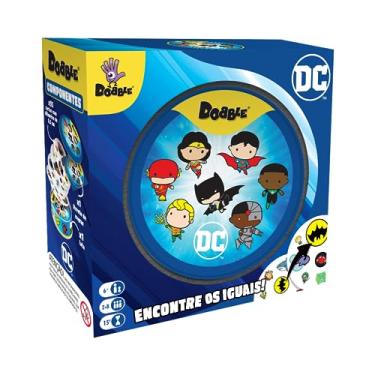 Imagem de Galápagos, Dobble: DC Universe, Jogo de Cartas para Amigos, 2 a 8 jogadores, 15 minutos por partida