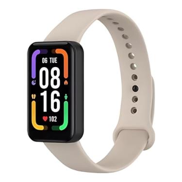 Imagem de Pulseira Silicone Colorida Para Xiaomi Redmi Smart Band Pro DM ACESSÓRIOS (BEGE)