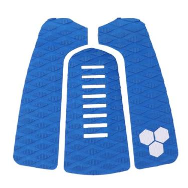 Imagem de 3 Almofadas de Tração para Deck de Prancha de Surf EVA, Almofada de Tração para Prancha de Surf Antiderrapante Premium, Almofada de Tração para Deck de Surf Aparável para (Azul)