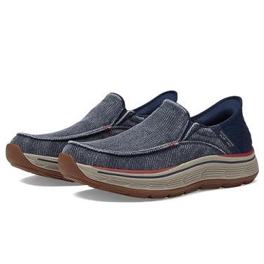 Imagem de Skechers Tênis masculino Remaxed Fenick Hands Free, Azul marino, 46