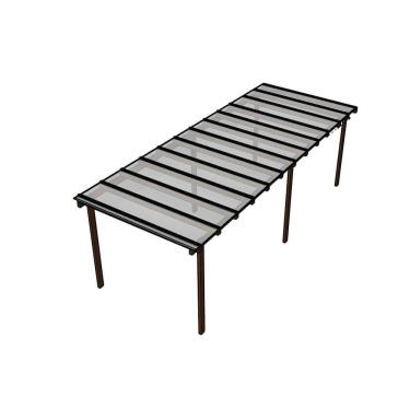 Imagem de Kit Policarbonato Cristal 6mm 8,00m X 6,00m - Perfis Naturais