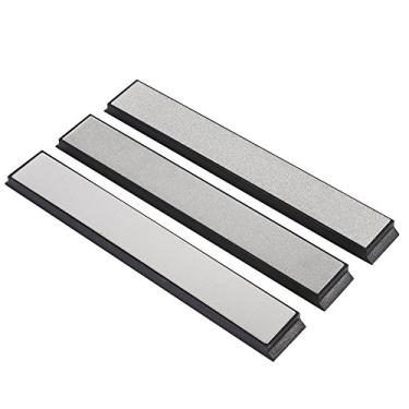 Imagem de Pedras de Amolar de Diamante de Desempenho Estável de Grão 240, 600, 1000, Conjunto de Pedra de Amolar Portátil de Tamanho Pequeno Com Base para Utensílios de Cozinha, Facas,