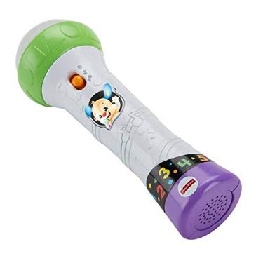 Imagem de Microfone Aprender e Brincar, Fisher Price, Mattel, Branco