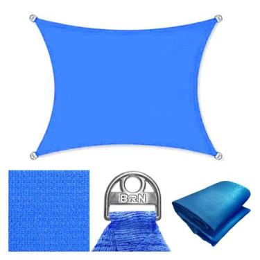 Imagem de Tela Sombreamento Decorativa 6x6 - BRN COMMERCE, Azul