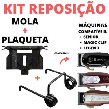 Imagem de Mola + Plaqueta Reposição Máquinas Profissionais Cordless!