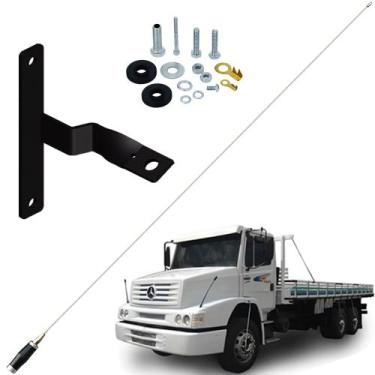 Imagem de Antena Móvel Px Mini Maria Mole 1,40 metros Suporte Dianteiro Lado Car