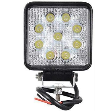 Imagem de Farol De Milha 9 Leds 27w 10/30v Off Road Moto Carro Iluminação Automo