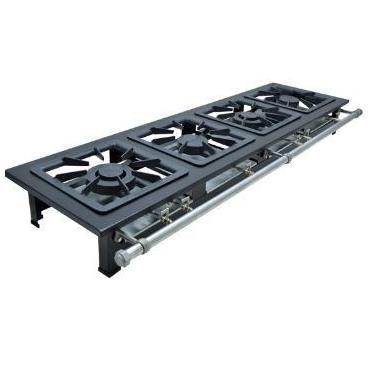 Imagem de Fogão 4 Bocas Mesa Baixa Pressão Perfil 6,5 Super Luxo 40x40 2QD 2QS M