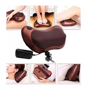 Imagem de Almofada Massageadora Ortopédica Bivolt Perfeita para Aliviar Dores na