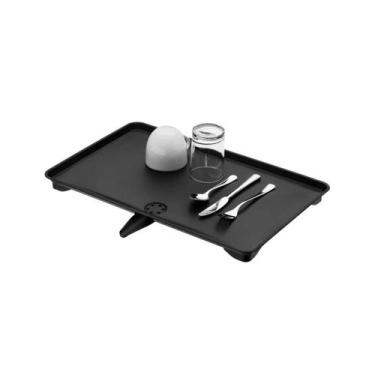 Imagem de Bandeja Para Escorredor De Louça Copos Com Calha De Bancada - Future