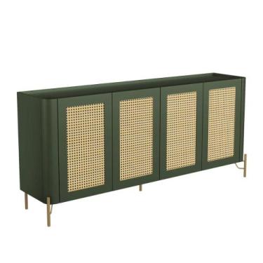 Imagem de Aparador Buffet Porta Sextavada 180cm Pés Metal 100% MDF - Casa Lar In