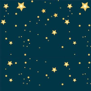 Imagem de Papel de parede Para Quartos E Sala Estrelas Céu noite 1 Metro - Papel