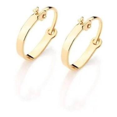 Imagem de Brinco De Argola Infantil Folheado A Ouro Rommanel 520293