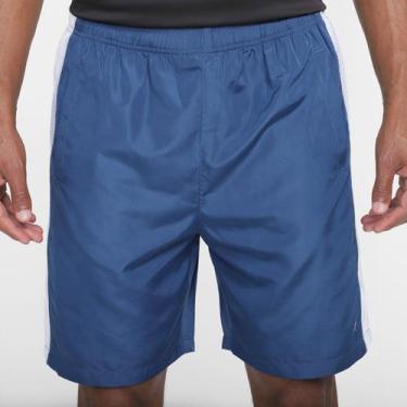 Imagem de Bermuda Gonew 5" Recorte Lateral Masculina, Azul, P