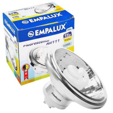 Imagem de Lâmpada Fluor Compacta Espiral Ar111 11W Gu10 Neutro 220V - EMPALUX, 2